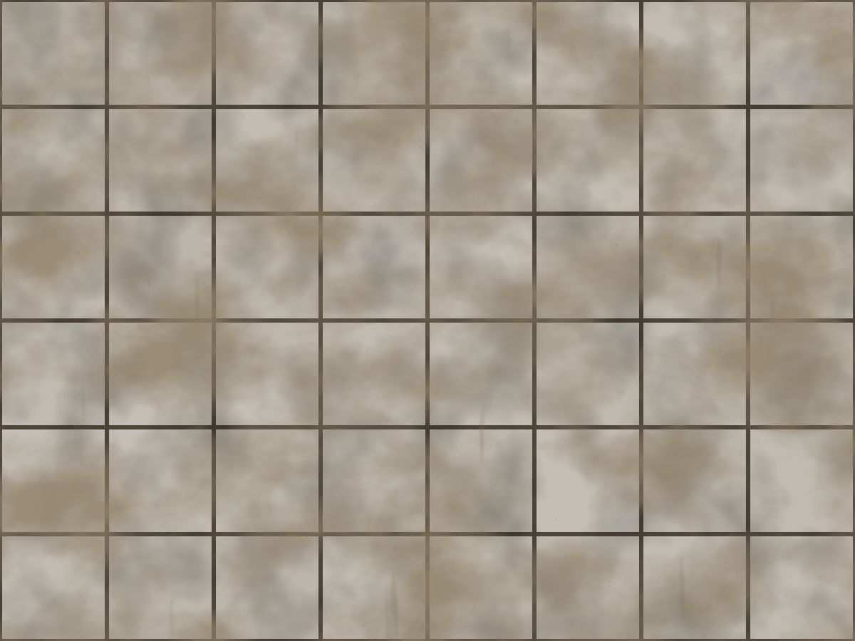 Tile floors: before cleaning